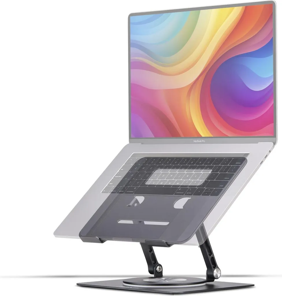 StarTech.com ATFR-LAPTOP-RISER Support PC Portable Argent en Aluminium - 4