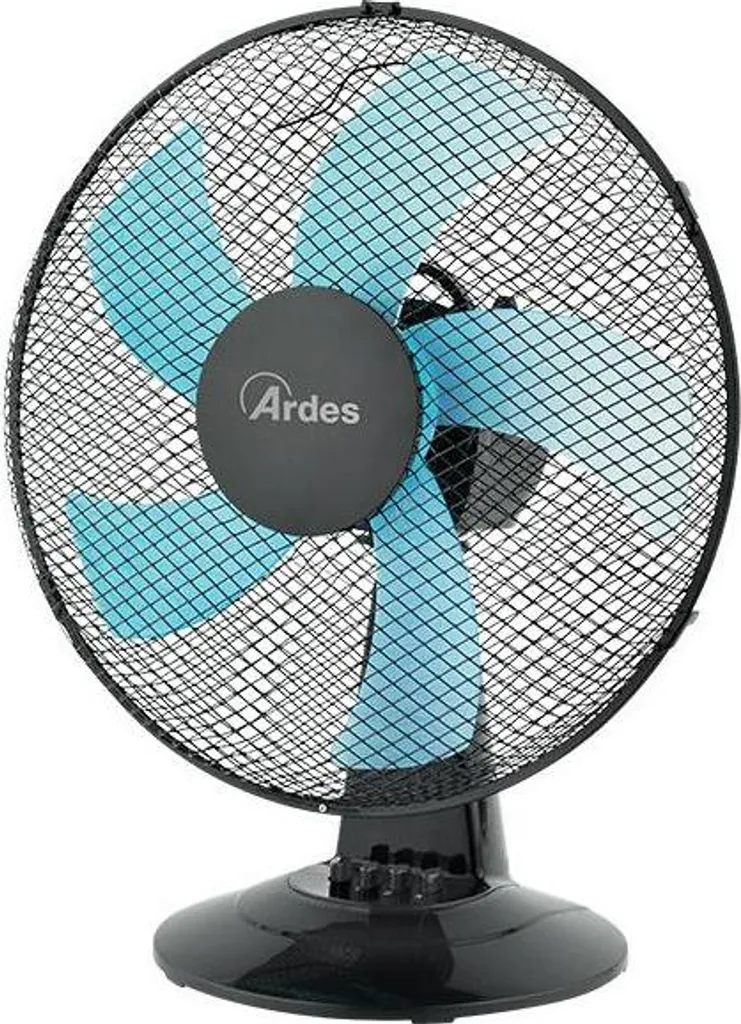 Ardes AR5ST40N Ventilateur sur Pied Noir Oscillant avec 3 Vitesses 40cm