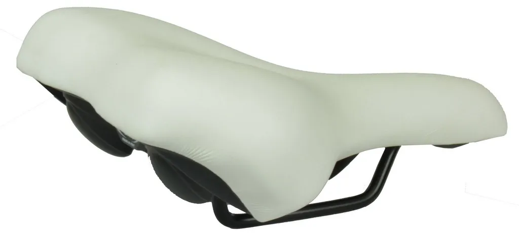 Selle de ville Monte Grappa Nevea blanche pour le confort du cycliste