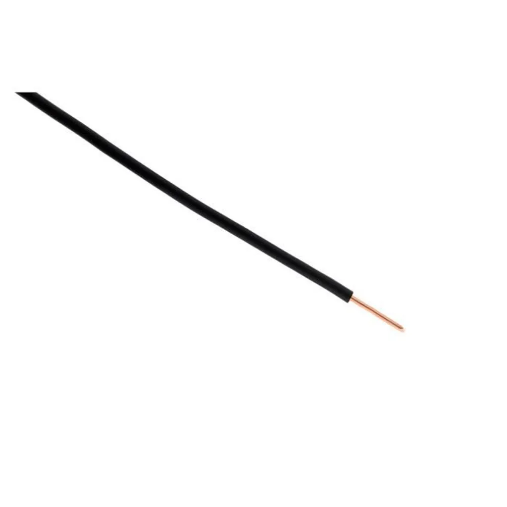 Câble monobrin noir 2,5 mm² HO7V-U ZENITECH 25 m haute conductivité