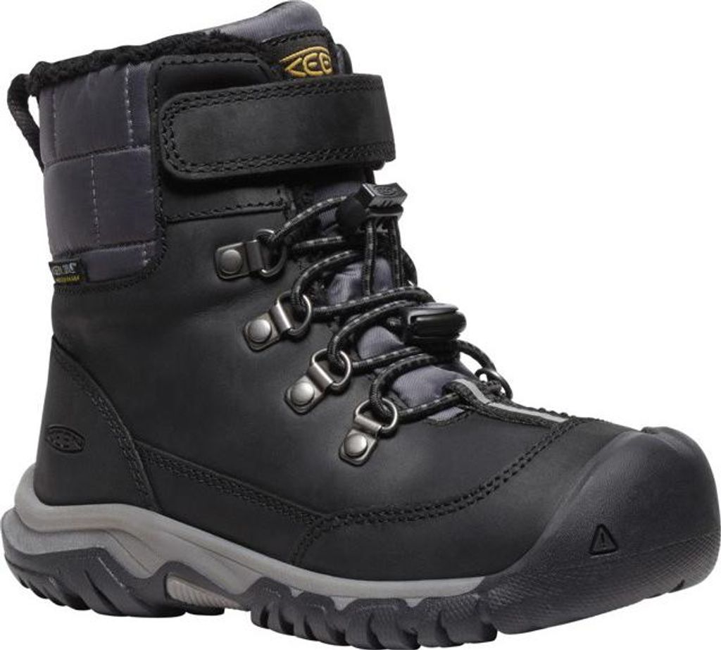 Kinderschuhe KEEN KANIBOU WP CHILDREN, schwarz/magnet Schuhgröße: US 11