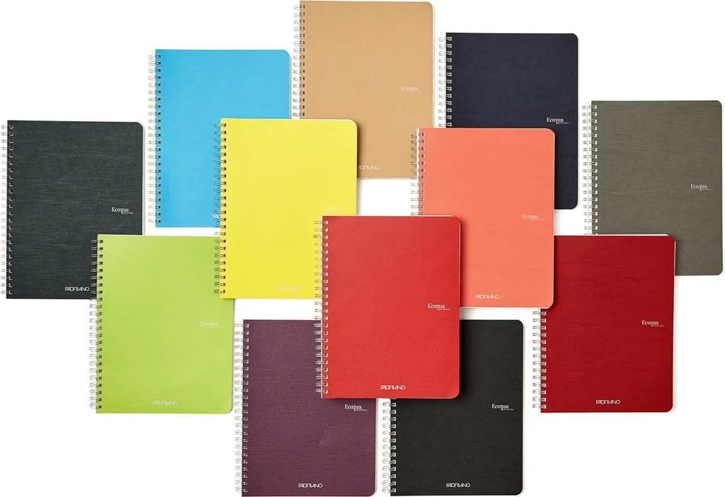 Fabriano Ecoqua Original quaderno per scrivere A4 40 fogli Rosso