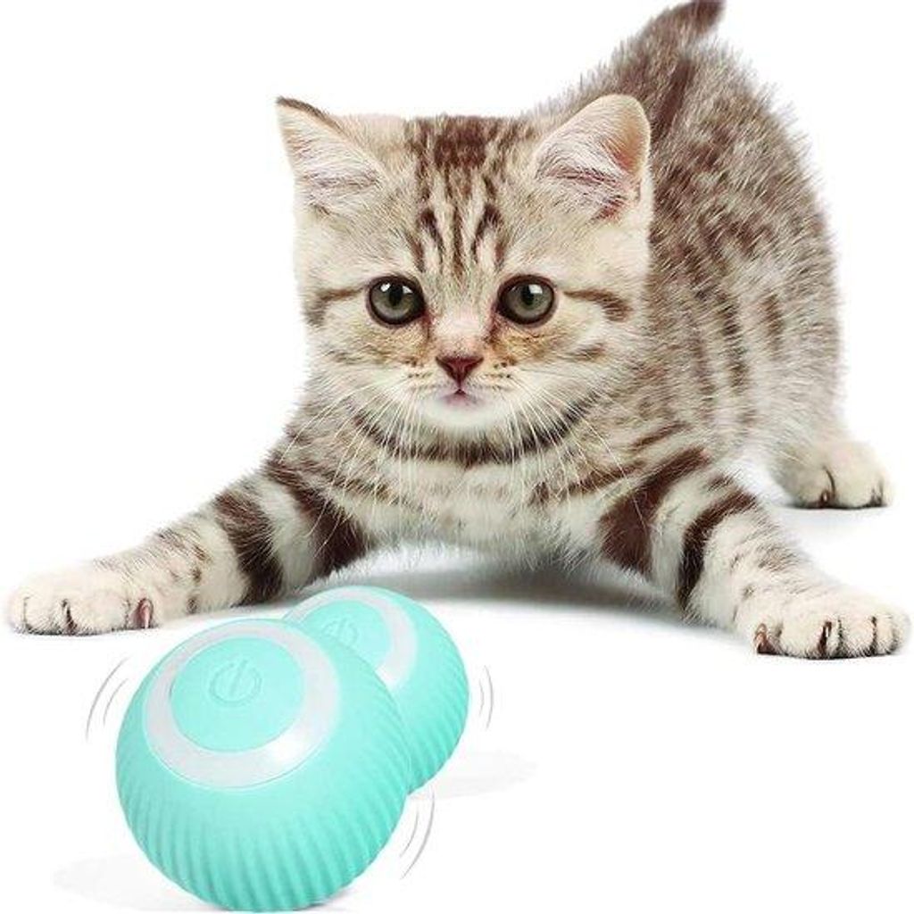 Interaktives Katzenspielzeug Automatisch 360° Rotierend LED Licht USB