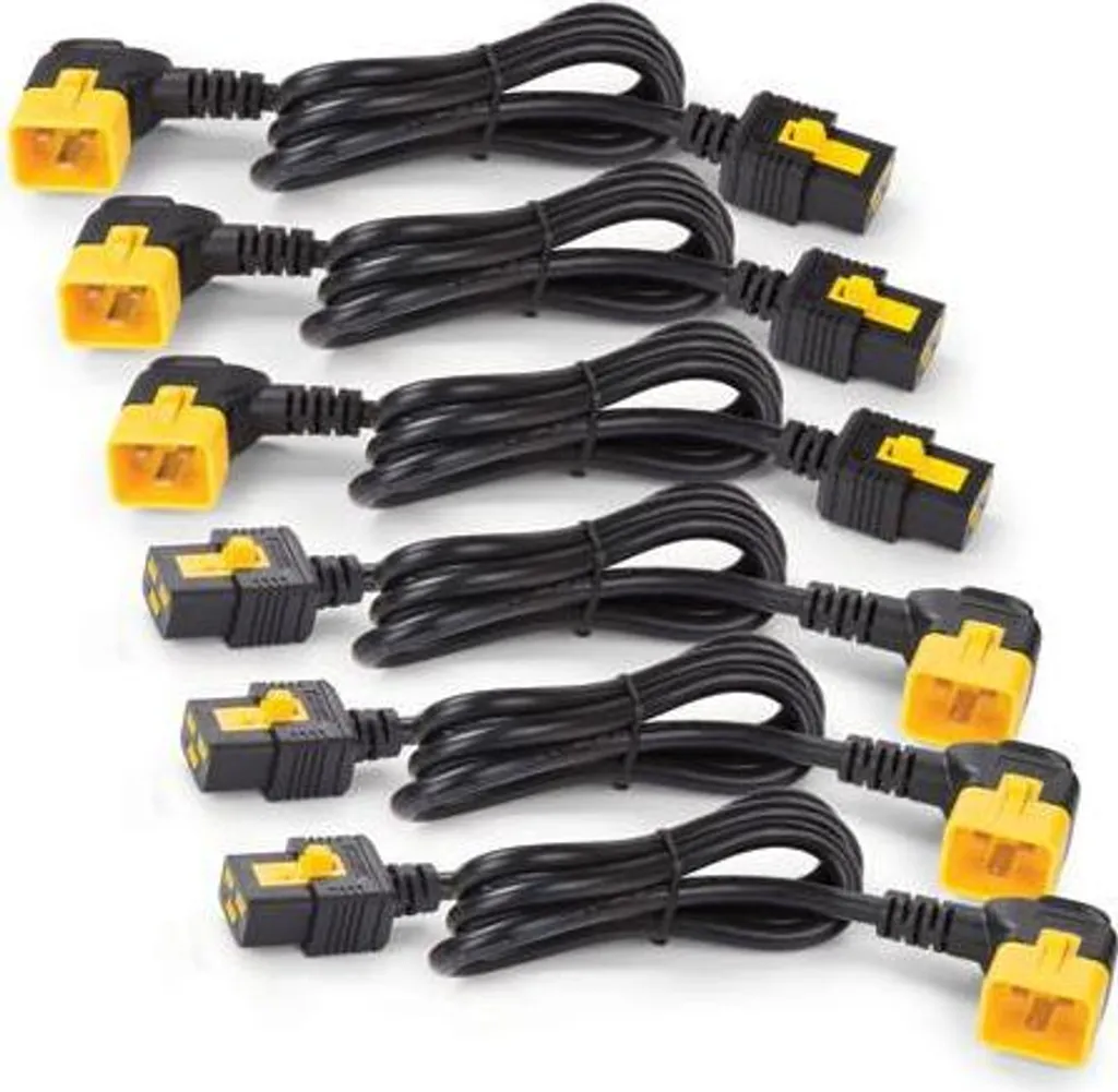 Solution Câblage Espace Réduit APC AP8716R C19 vers C20 90° Pack 6
