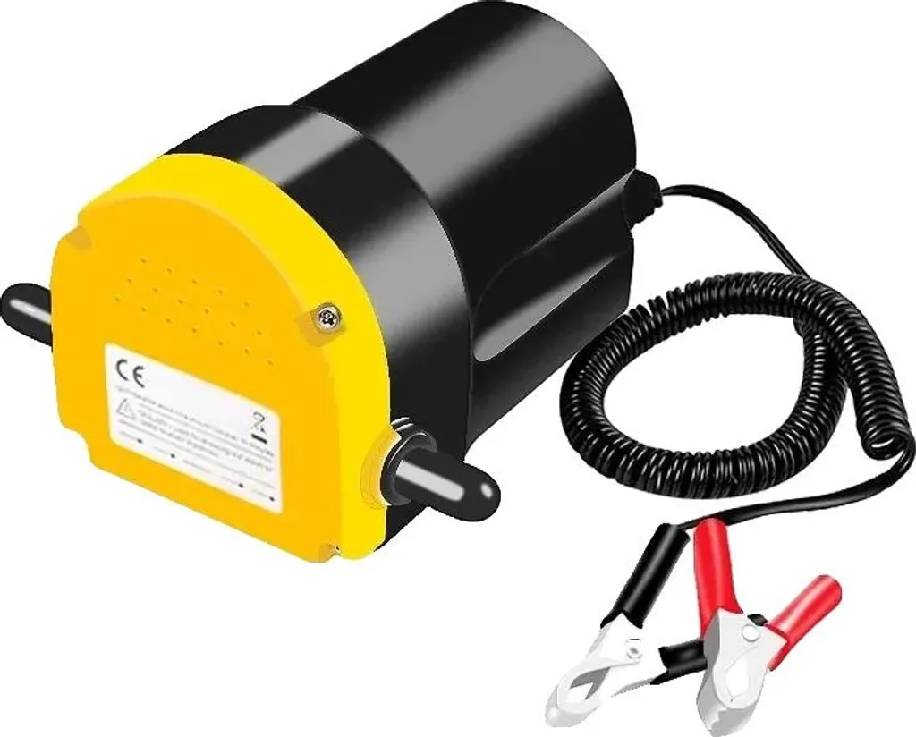 Pompe à huile polyvalente à haut débit modèle jaune avec bec flexible