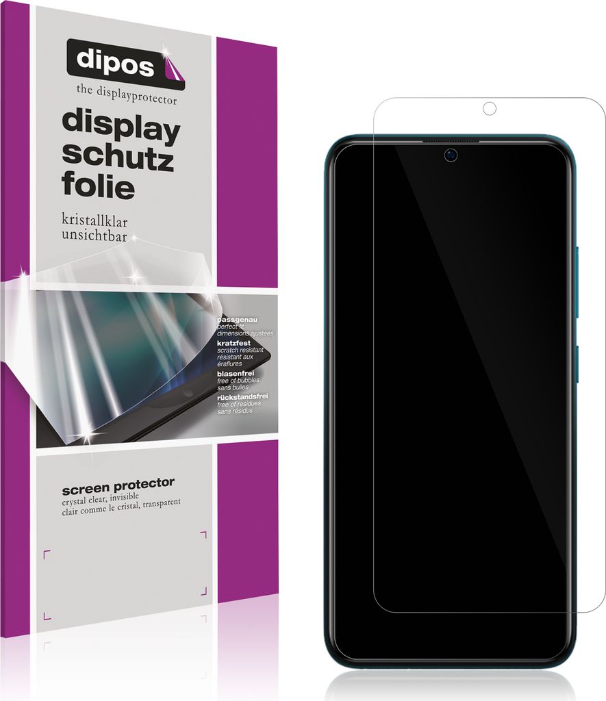 Schutzfolie für itel S15 Pro Display Folie klar Displayschutzfolie