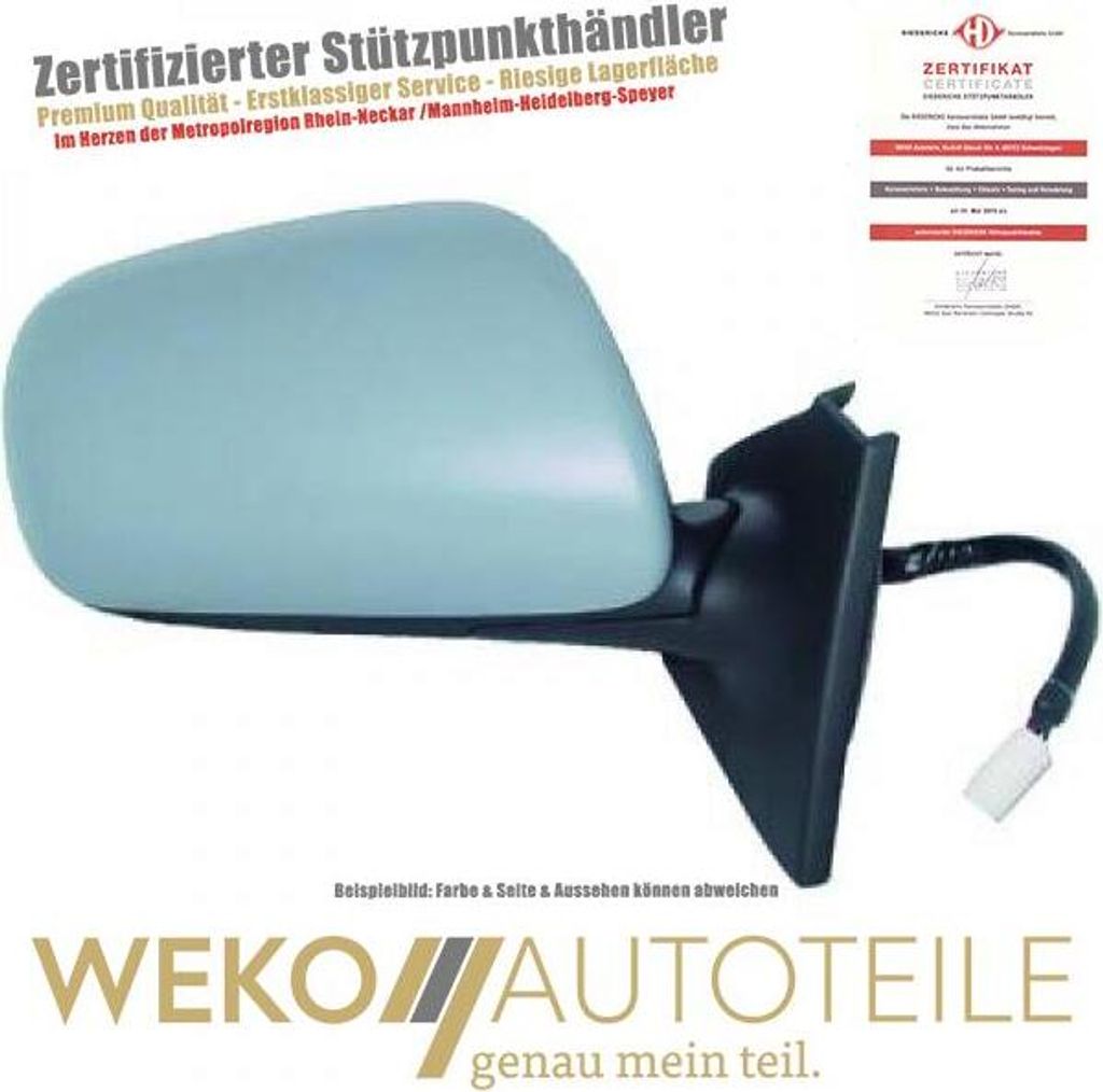 Außenspiegel links DIEDERICHS 6606225 für TOYOTA