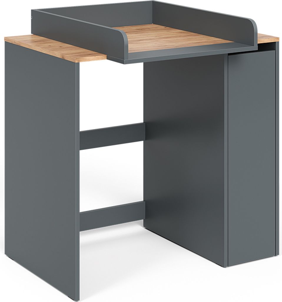 A product shot of a changing table/cabinet.