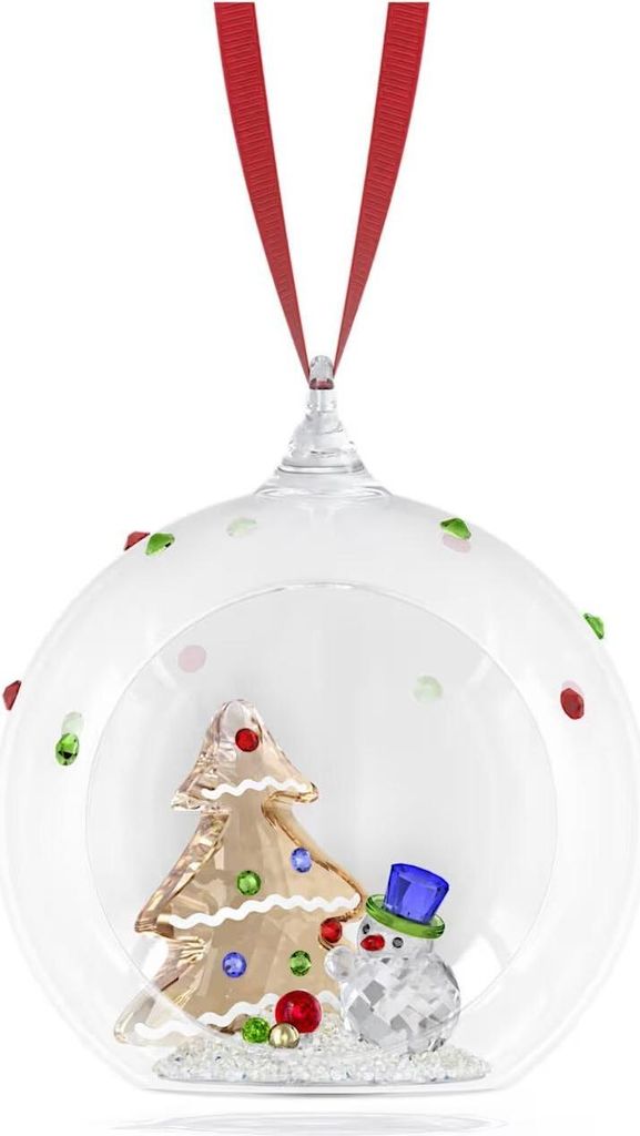 Swarovski HOLIDAY CHEERS:BALL ORN. TREE AND SNOWM. Holiday Image du produit 