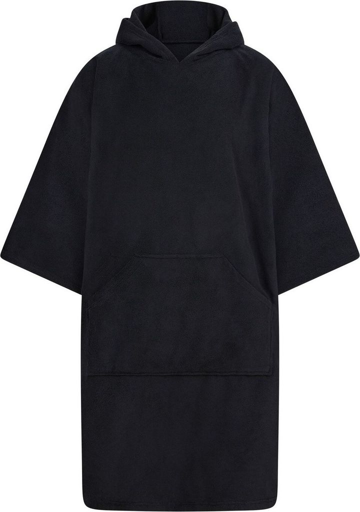Towel City - Poncho für Herren/Damen Unisex RW8591 (Einheitsgröße) (Schwarz)
