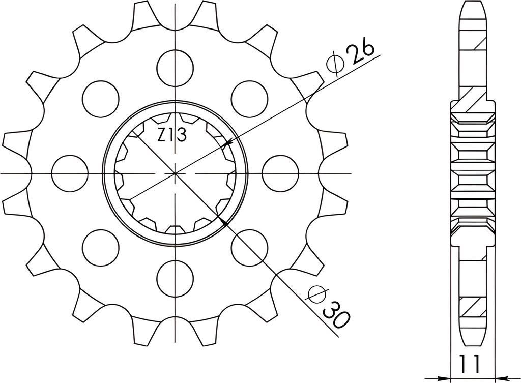 Kettenritzel SUPERSPROX CST-1591:17.2