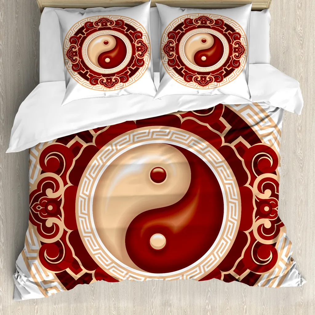 Sacco Copripiumino Antiacaro 200x200 Yin Yang | Biancheria Letto Ipoallergenica