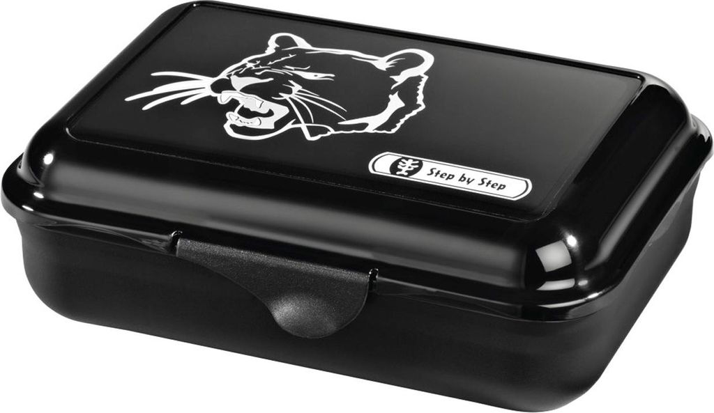 Pojemnik na lunch "Wild Cat Chiko", czarny Zdjęcie produktu 