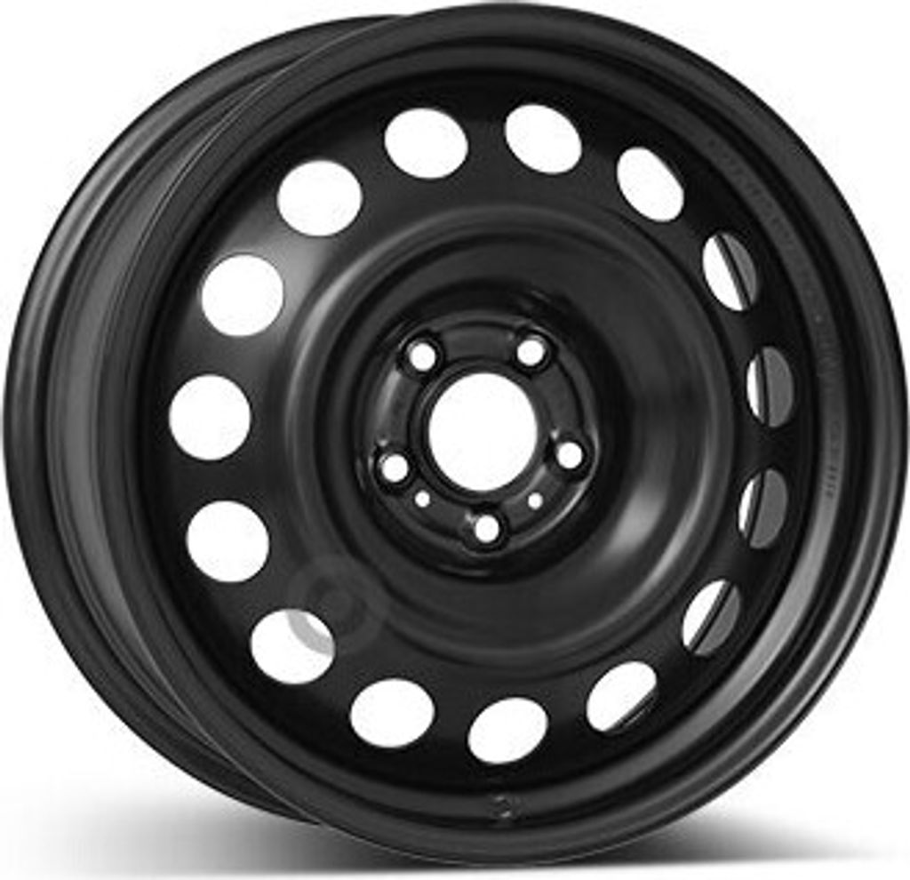 železné ráfky ALCAR ACCIAIO 9036 7x17 5x108 ET 42 BLACK Obrázek produktu 