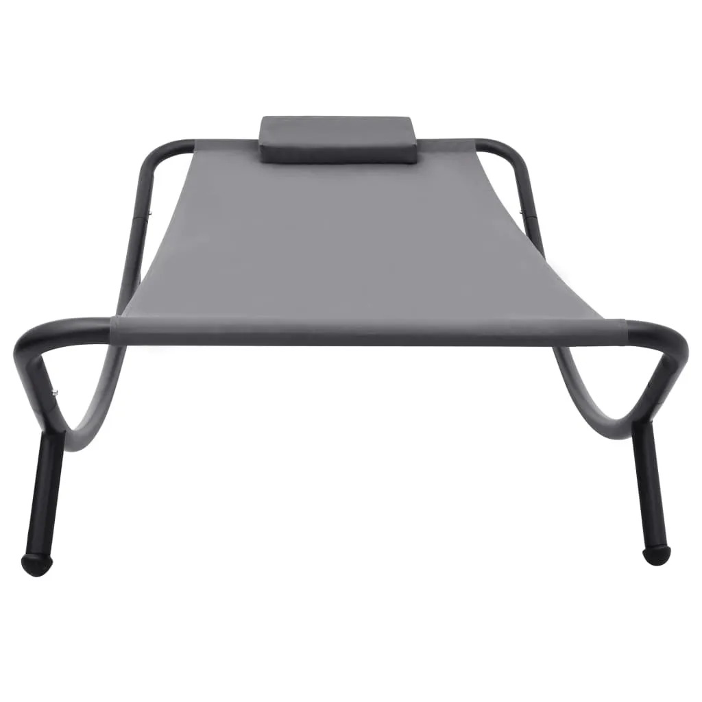SYFAX Lettino Grigio 200x90 | Trasforma il Giardino in una Spa
