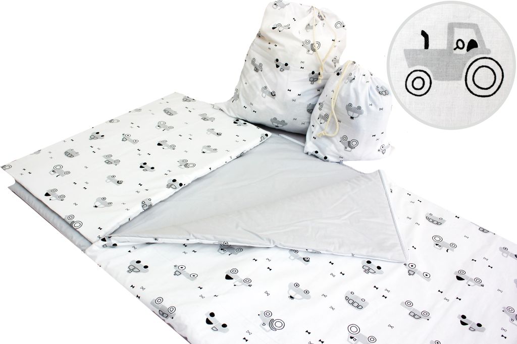 KINDER SCHLAFSACK 70x125 cm  mit Reißverschluss 100 % Produktbild 