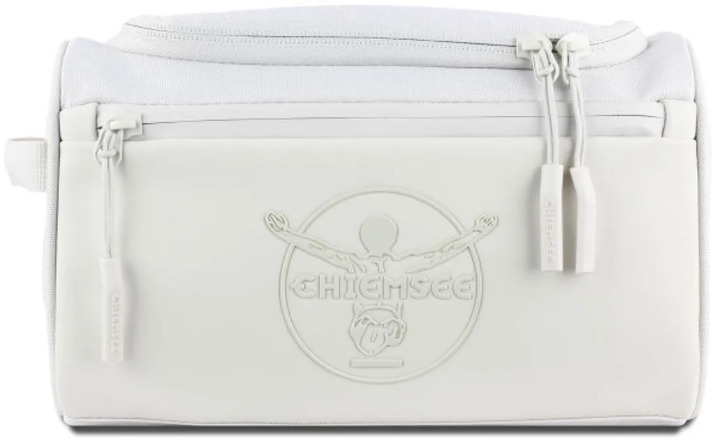 Trousse de toilette de voyage CHIEMSEE, sac de lavage crème beige