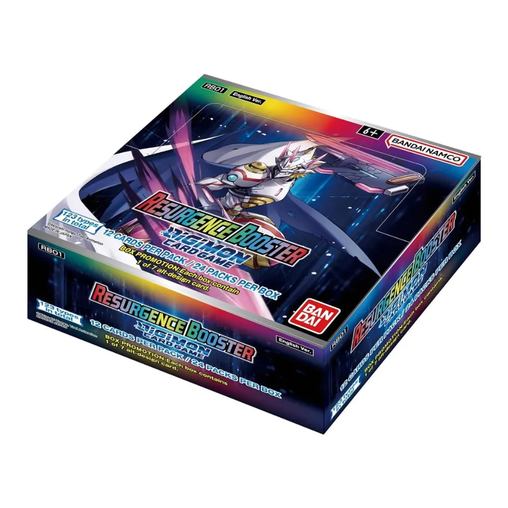 Boîte Digimon Resurgence scellée pour éviter les paquets triés