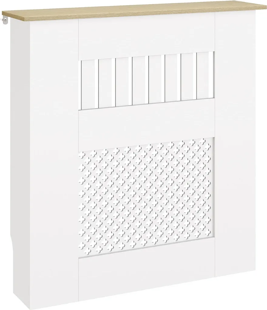 Rénover sans travaux : Cache-radiateur blanc 78 cm pour masquer l'ancien