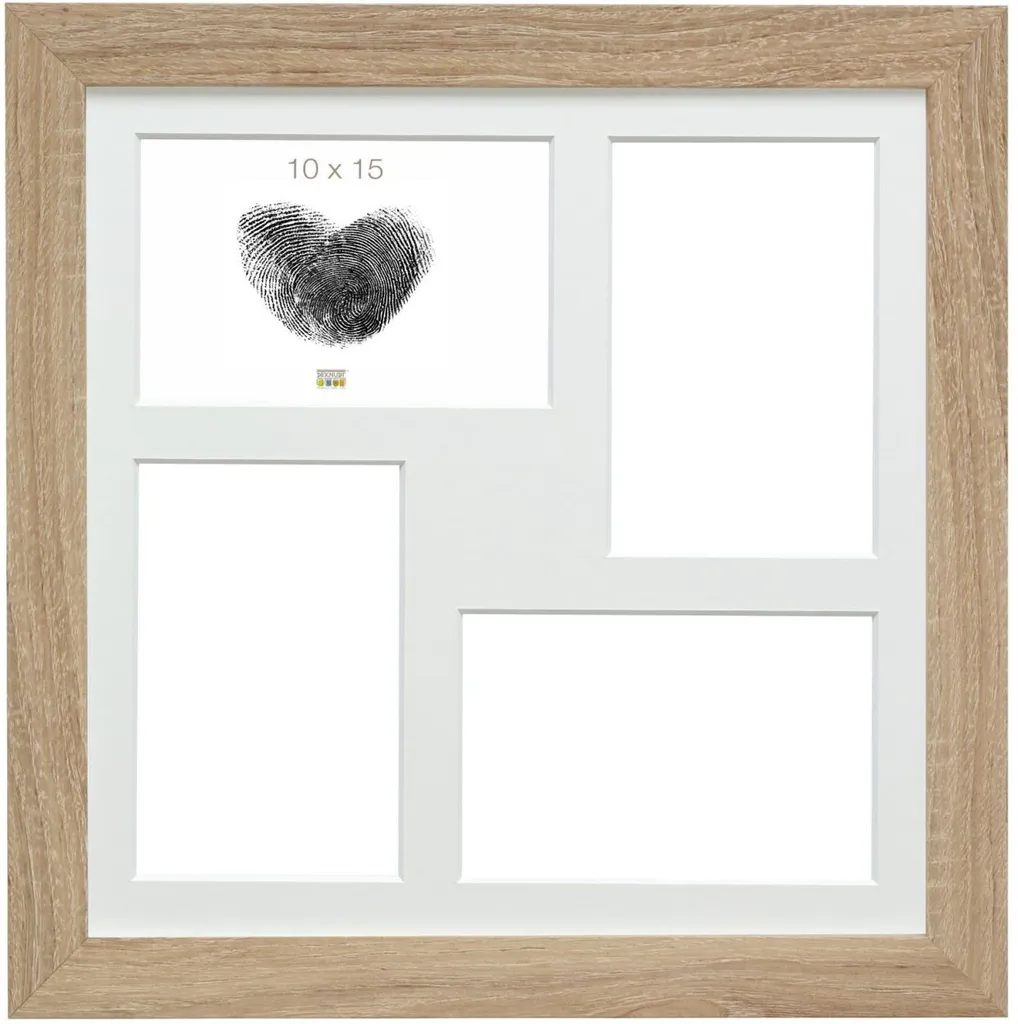 Cornice Multipla 10x15 Legno Naturale S49BH1 - Arredo Parete Galleria