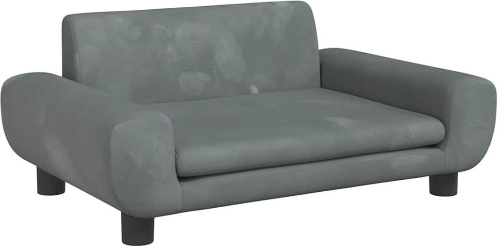 A dog bed is shown from a 3/4 angle against a white background.