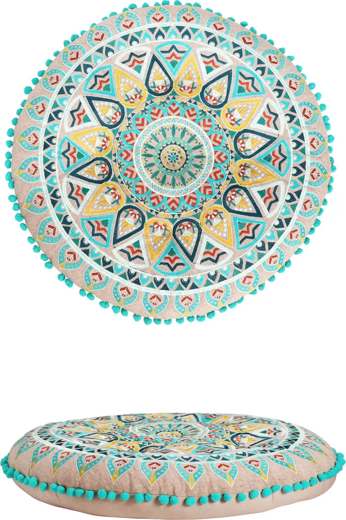 Coussin de sol oriental Badar -2- assise confortable pour sol dur