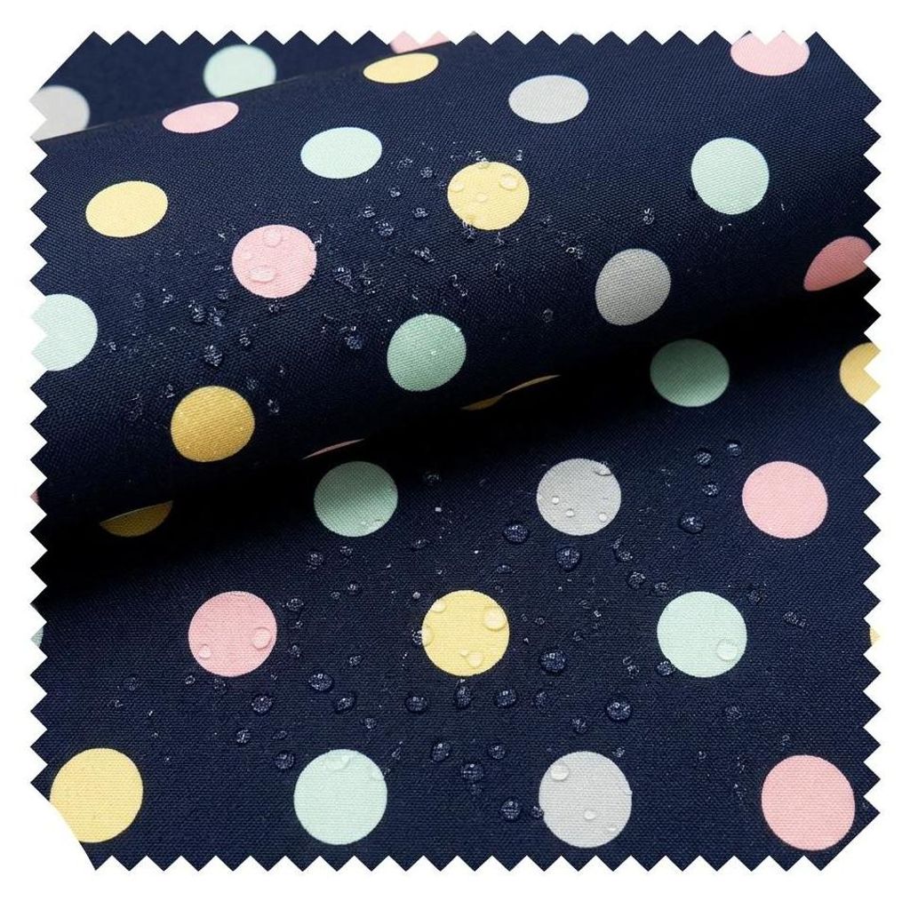 novely® OXFORD 210D - D159 Kugeln Schwarz Pastell - Produktbild 