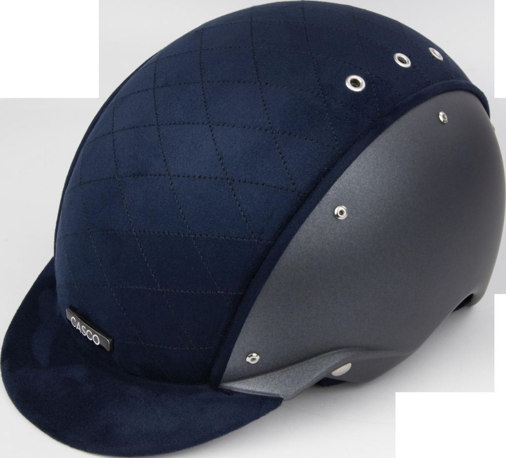 CASCO APART Embellis Blau Reithelm, Farbe:blau gesteppt, Größe:54-58 cm
