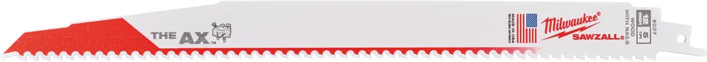 Lame de scie sabre anti-casse 300mm Mi48475027 pour bois cloué - 5 pcs
