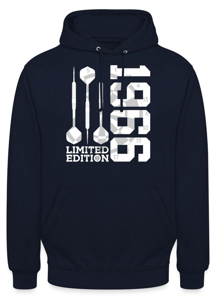 Spreadshirt 60. Geburtstag | Limited Edition 1966 | Dart Uni Hoodie, M, Navy