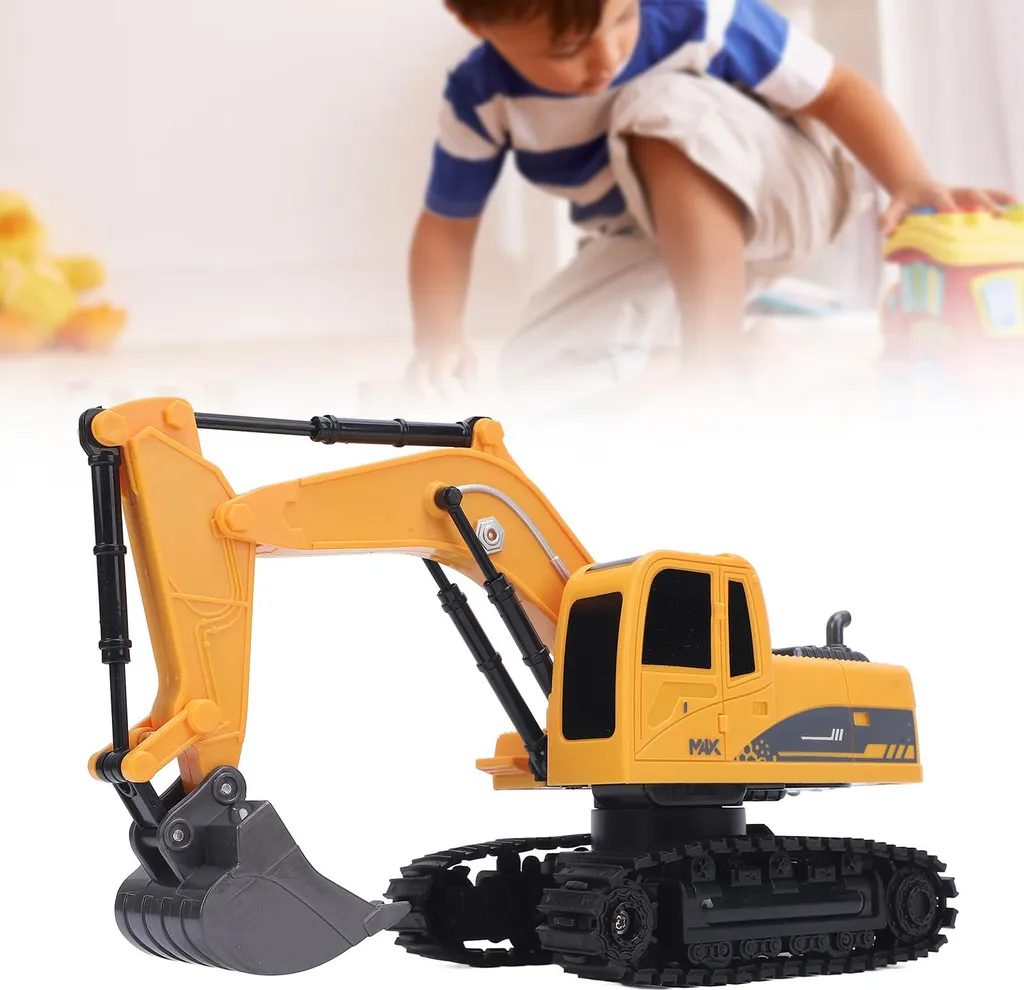 Pelleteuse RC Technique 2-en-1 avec Télécommande : Jeu de Chantier Mobile - 2