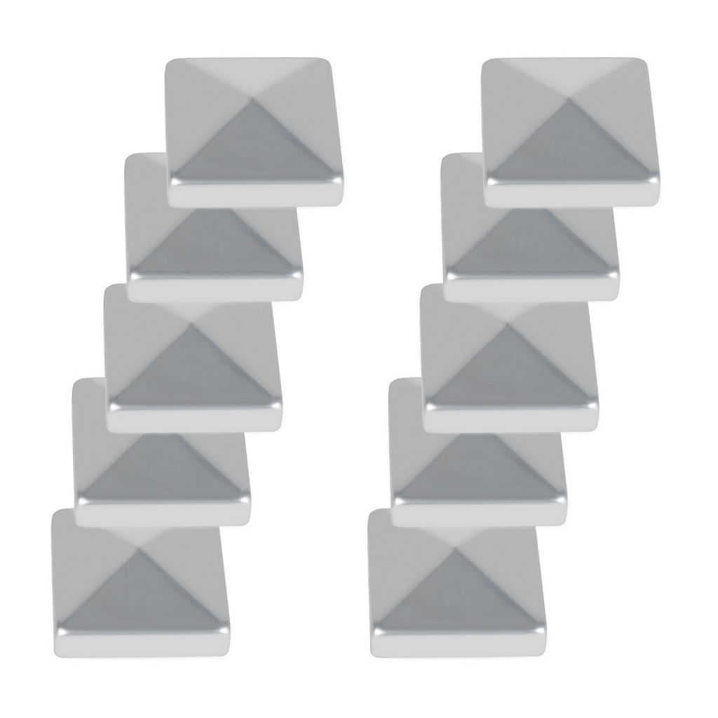 10x Pfostenkappe Pyramide Abdeckkappe für Pfosten 71x71mm Produktbild 
