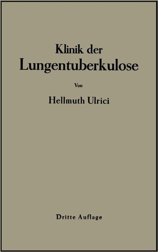 Klinik der Lungentuberkulose