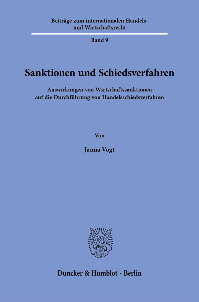 Sanktionen und Schiedsverfahren