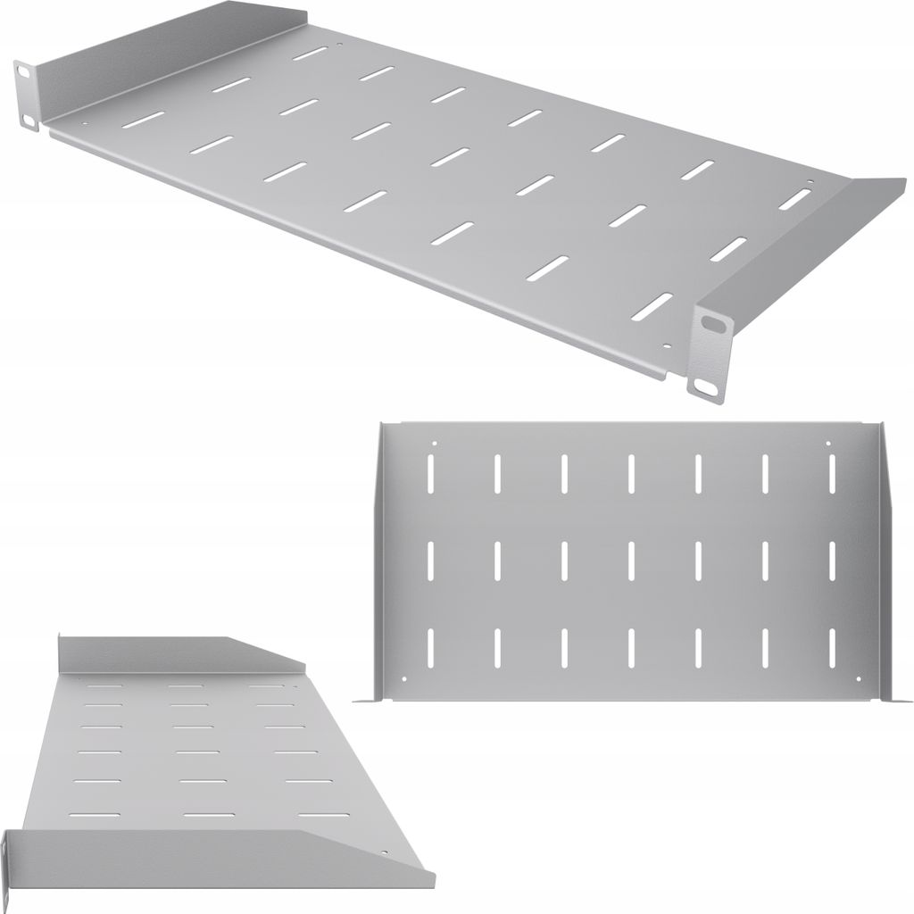 Serverová polica Stalflex 19" 1U 250mm - Serverová skriňa Obrázok produktu 