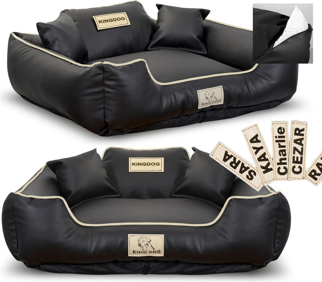 Letto per cani KINGDOG ECO LEATHER 100x75 cm Immagine del prodotto 