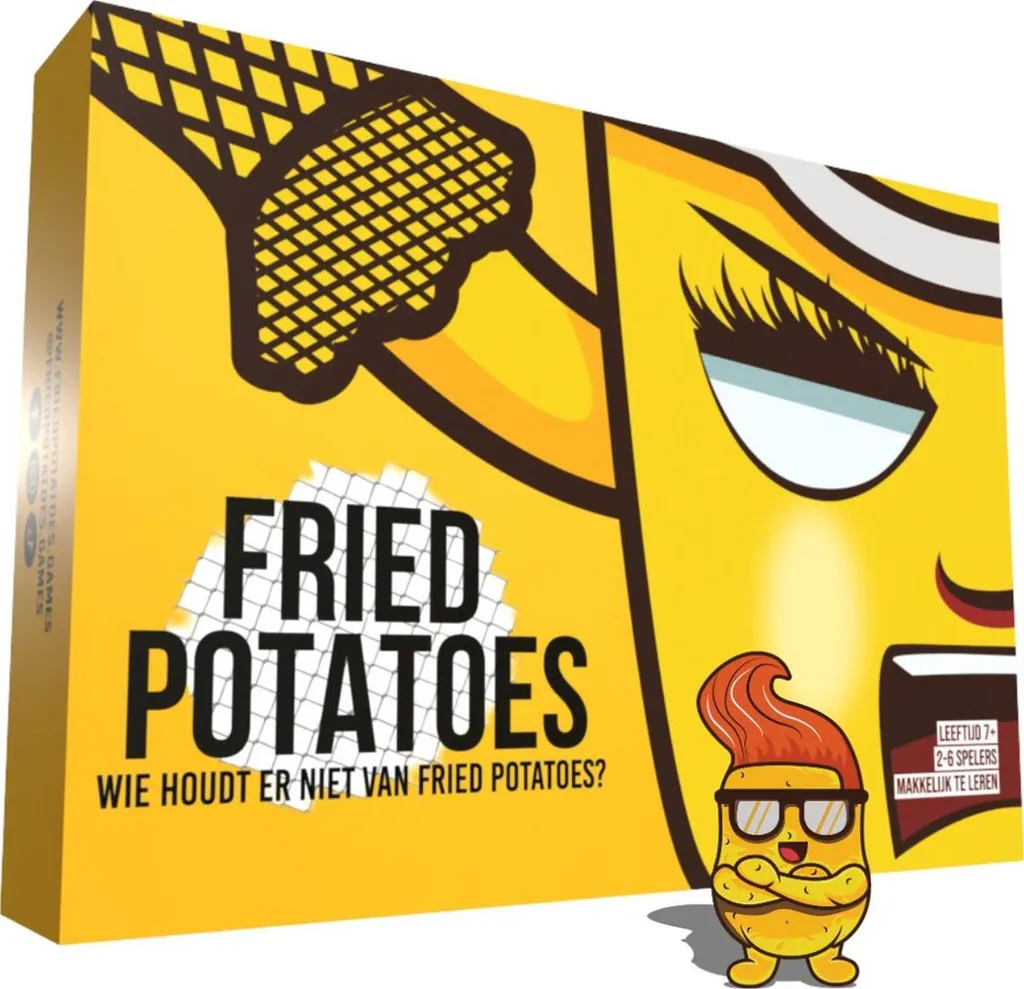 Jeu de Cartes Fried Potatoes Original avec 110 Cartes de Jeu Illustrées