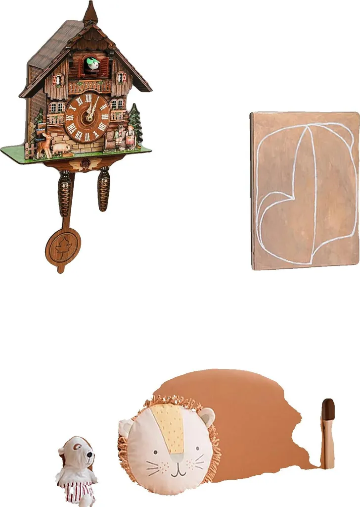 Horloge coucou sonore pour ne plus oublier l'heure avec style antique