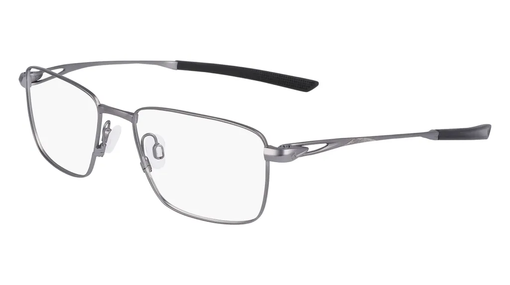 Monture de lunettes pour homme Nike 6046 Gris Anthracite Rectangulaire