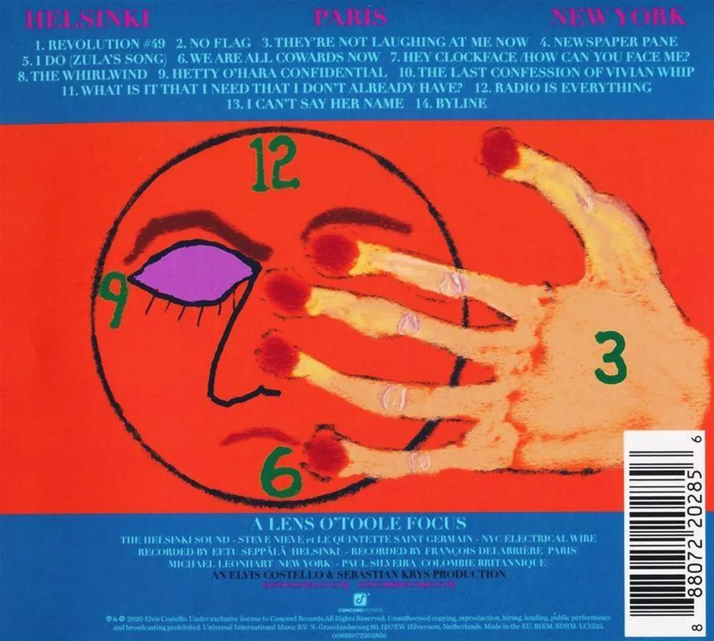 Disque CD Hey Clockface Elvis Costello pour Éviter le Son Compressé