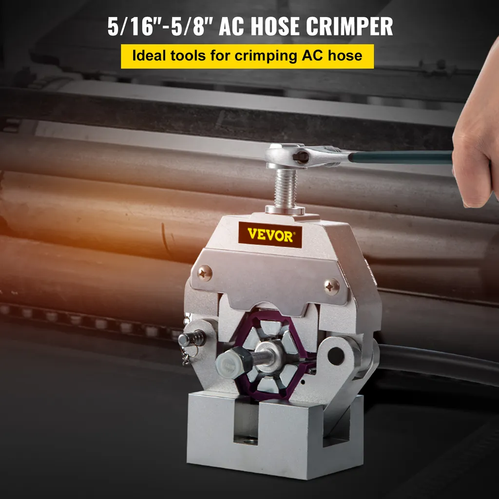 Presse Hydraulique Manuelle VEVOR pour Réparation de Climatisation Auto