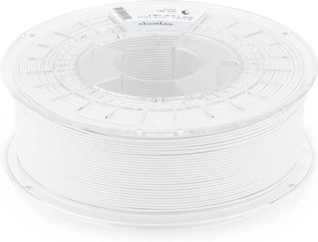 Filament 3D blanc mat 1.75mm 1kg Aufwind pour des impressions précises
