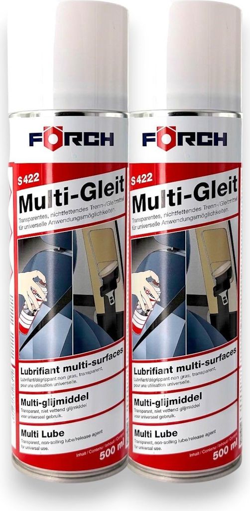 2x Förch Multigleitspray S422 Gurtgleitspray Gleitspray Produktbild 