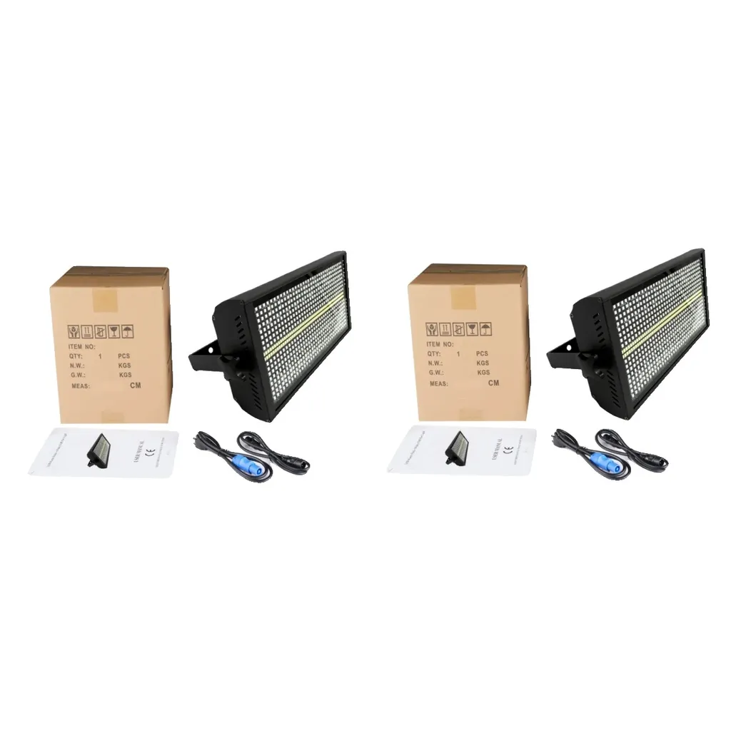 Éclairage de Scène Projecteur DMX LED RGBW pour Mariage et DJ Pack de 2
