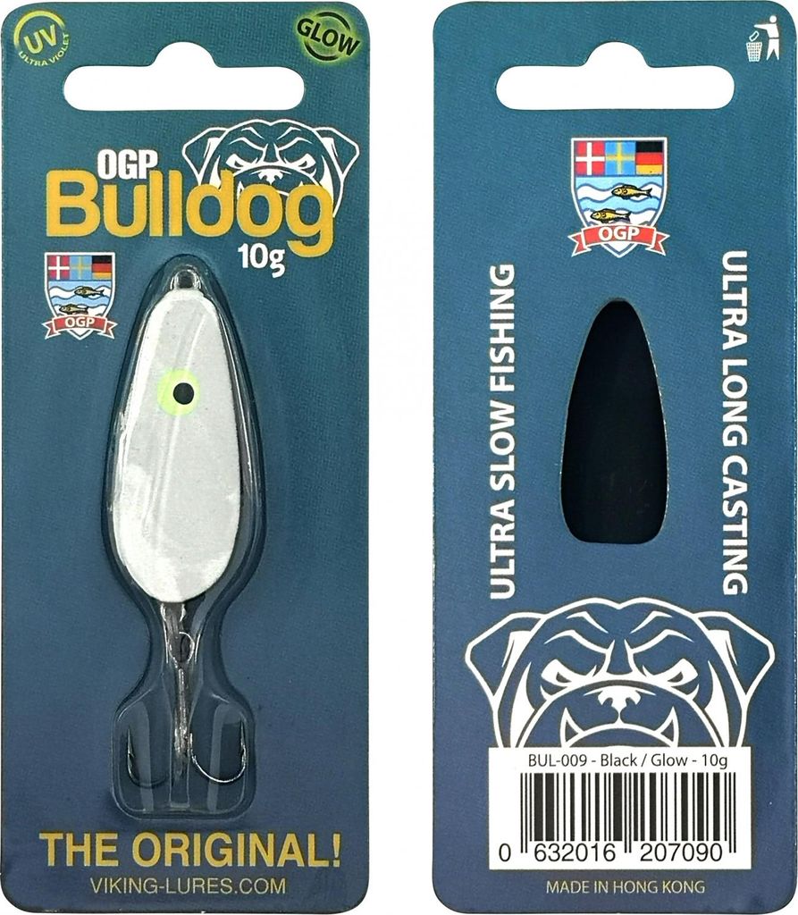 Westin Blinker Bulldog (Black / White Glow)