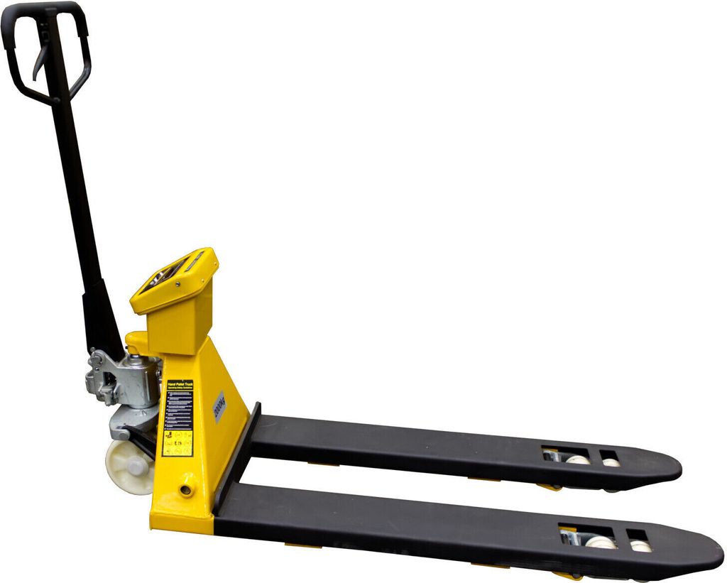 Handhubwagen mit Waage, Palettenwaage, Wiegehubwagen, 2000 kg Tragfähig