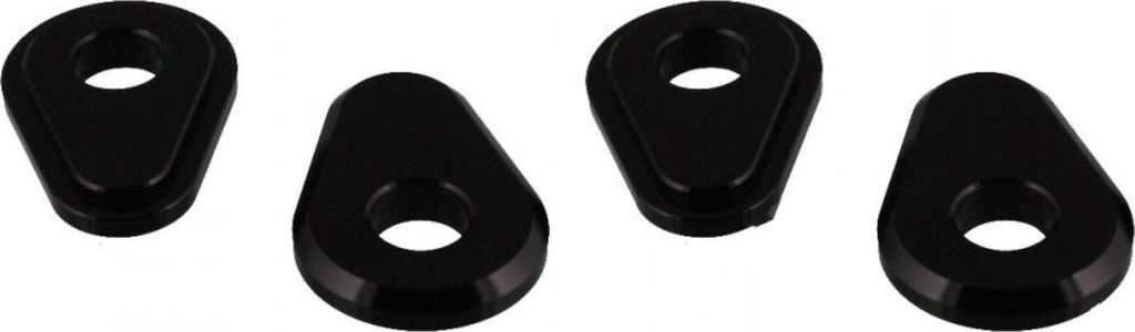 Blinker JMP Aufnahme Aluminium 38,2x26,2mm schwarz