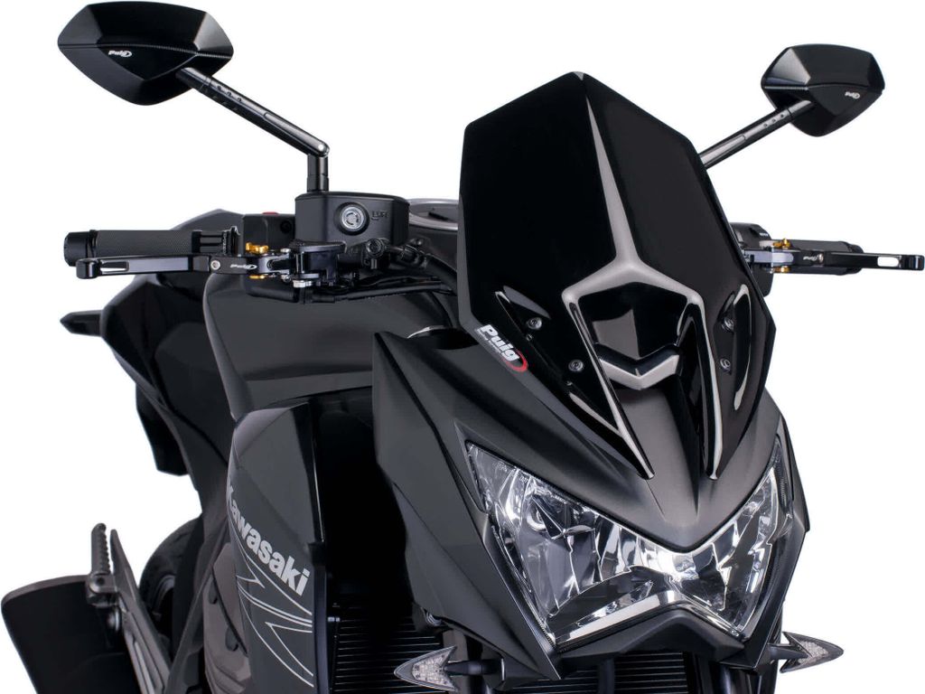 PUIG 6401N New Generation Sport passend fuer KAWASAKI Z800 Schwarz