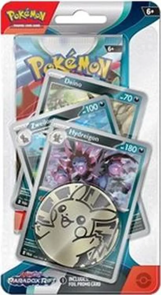 Blister Pokémon Trioxhydre Faille Paradoxe avec Booster et Jetons