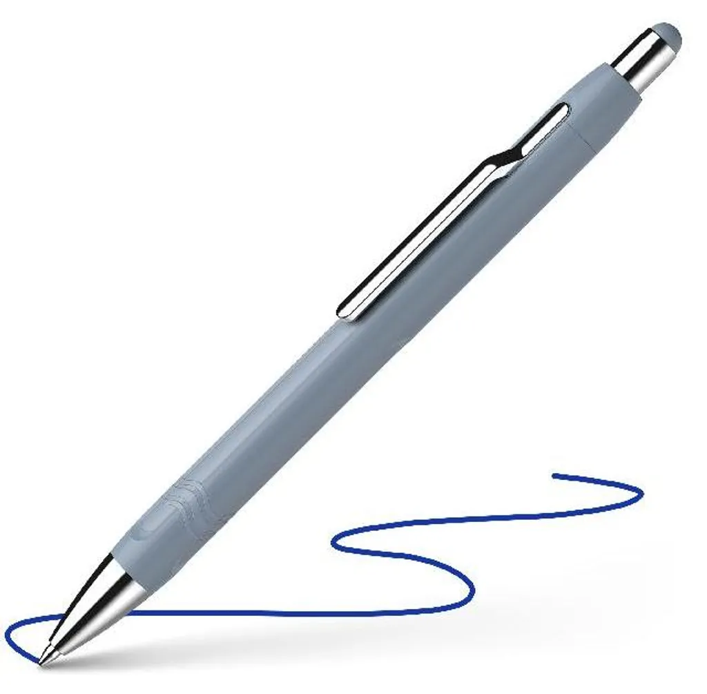 Stylo bille rétractable Schneider Epsilon bleu avec encre Viscoglide XB